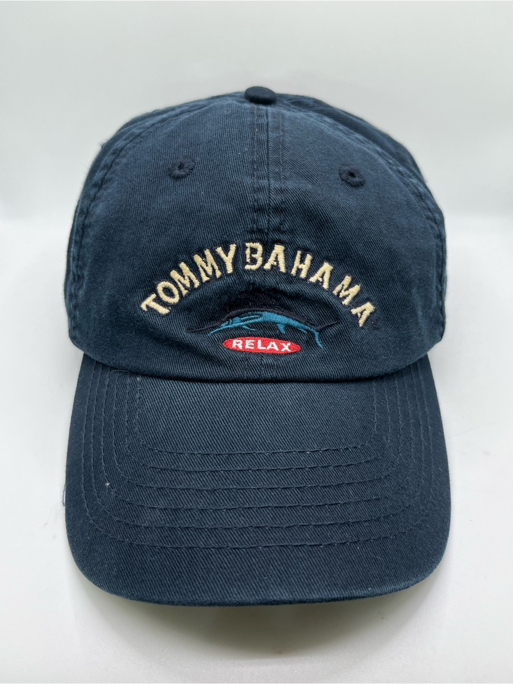 Tommy Bahama Navy Blue Relax Embroidered Baseball Cap